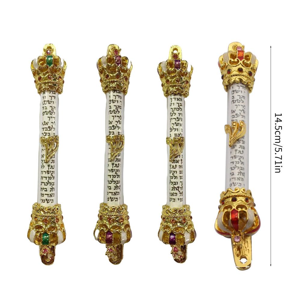 1PC Religious Holy Scroll Retro Decor Hangers to Decorate Hannukah Decorations Front Door Mezuzah House Mezuzah