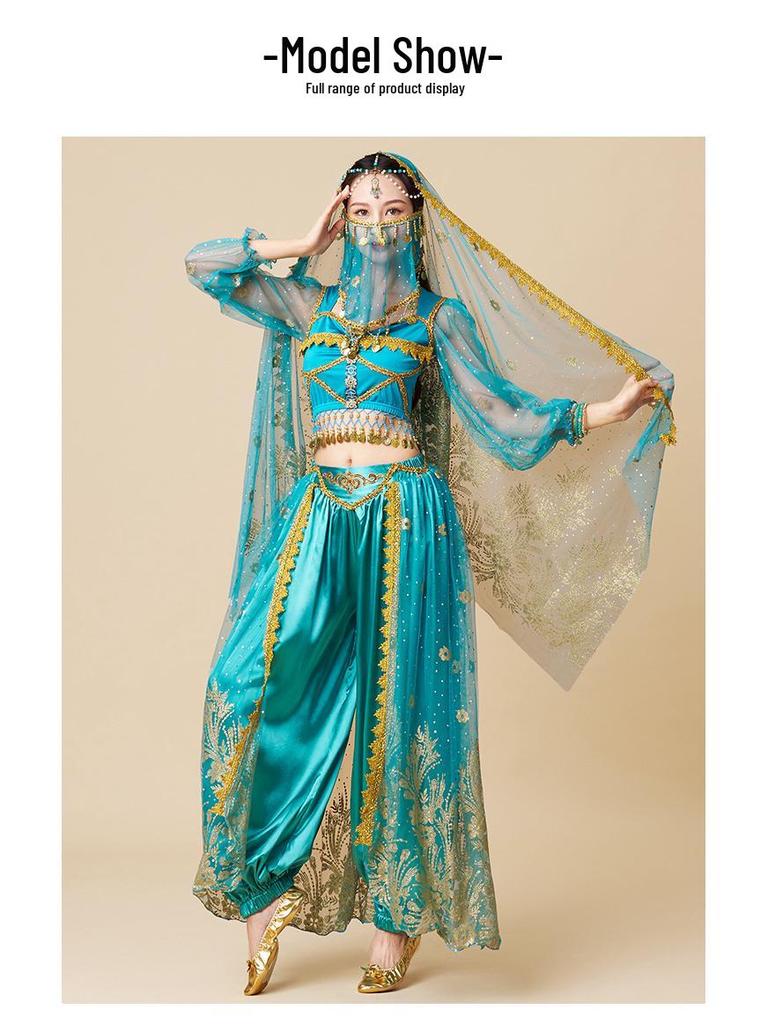 Halloween Jasmine-Inspired Adult Dance Costume Set