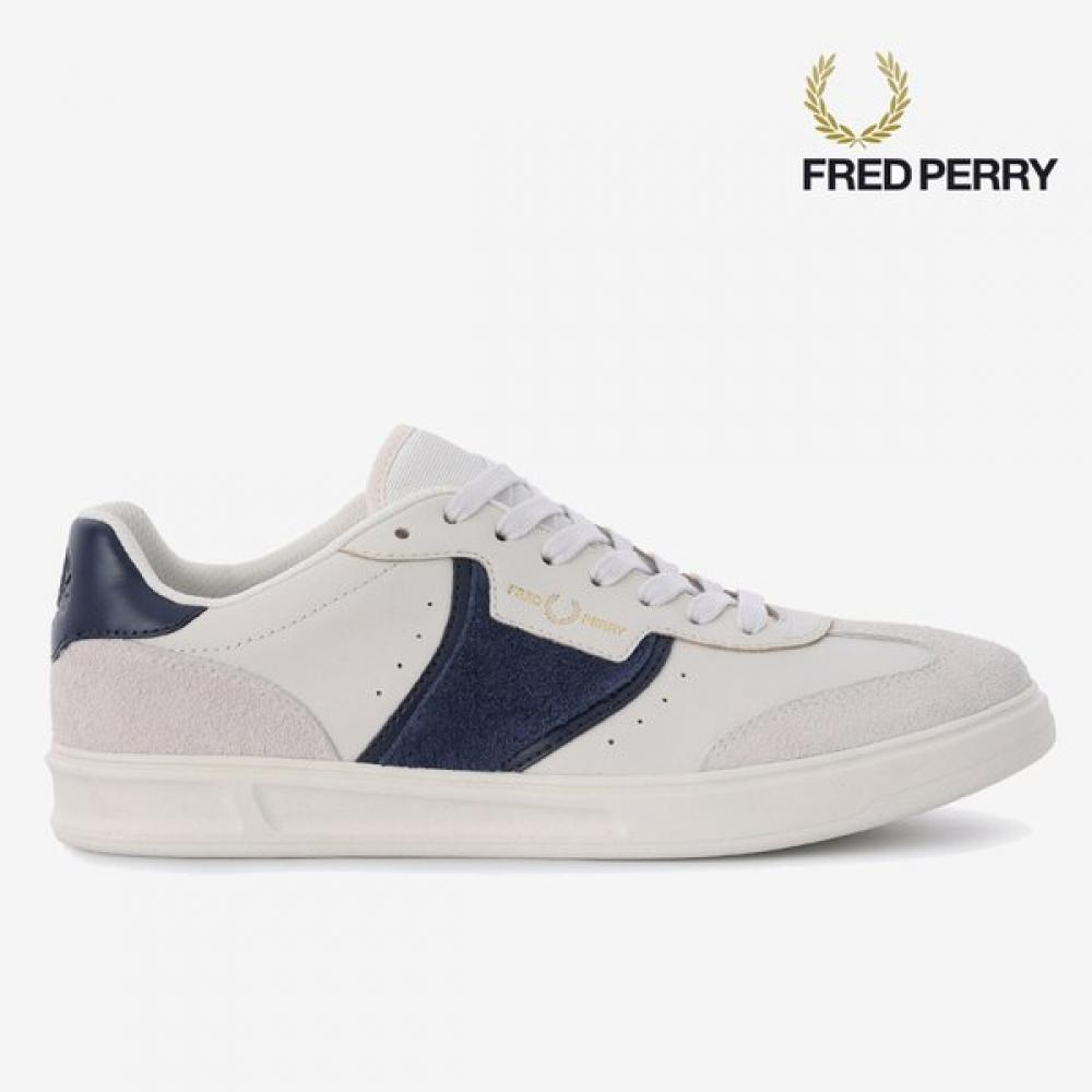 

Fred Perry B4 Textured Leather Suede Sneakers Sfpm2612323 254 SFPM2612323 254/250