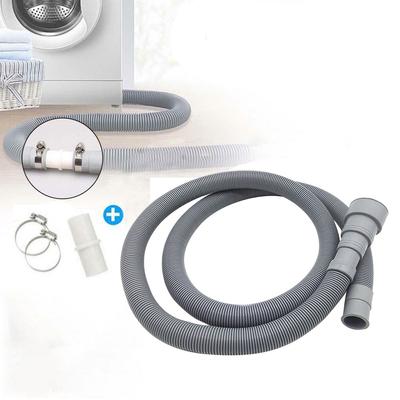 1.5/2/3/4M PVC Washing Machine Dishwasher Drain Waste Hose Extension Pipe With Bracket Set Wash Machine Ablaufschlauch #W0