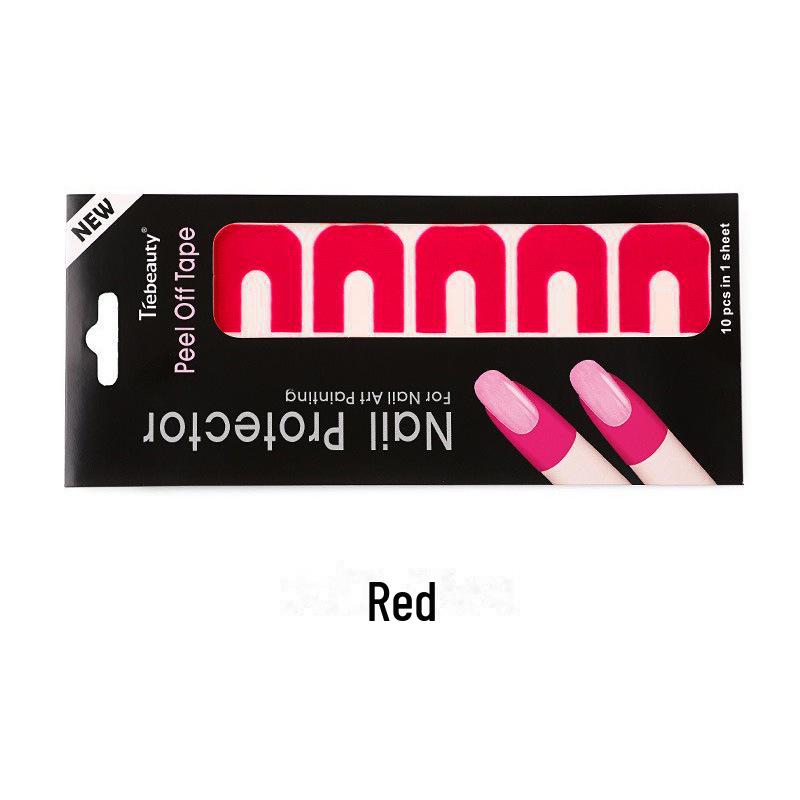 Nagellack Verschüttungsprävention U-förmige Aufkleber