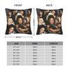 Pillow Cover Katseye Kpop Style Music Girls Funny Pillow Case For Sofa Couch Bed Living Room Pillowcases