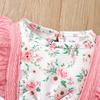 0-18 Months Newborn Baby Girl Romper Cute Floral Long Sleeve with Bow Bodysuit+Headband Infant Girl Spring&Autumn Jumpsuit