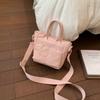 Simple Harajuku Style Women Shoulder Sling Bag Solid Color Going To Work Handbag Lightweight Crossbody Bag For Students Girls