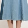 Bcbg Denim Pleated Skirt B5m3s202