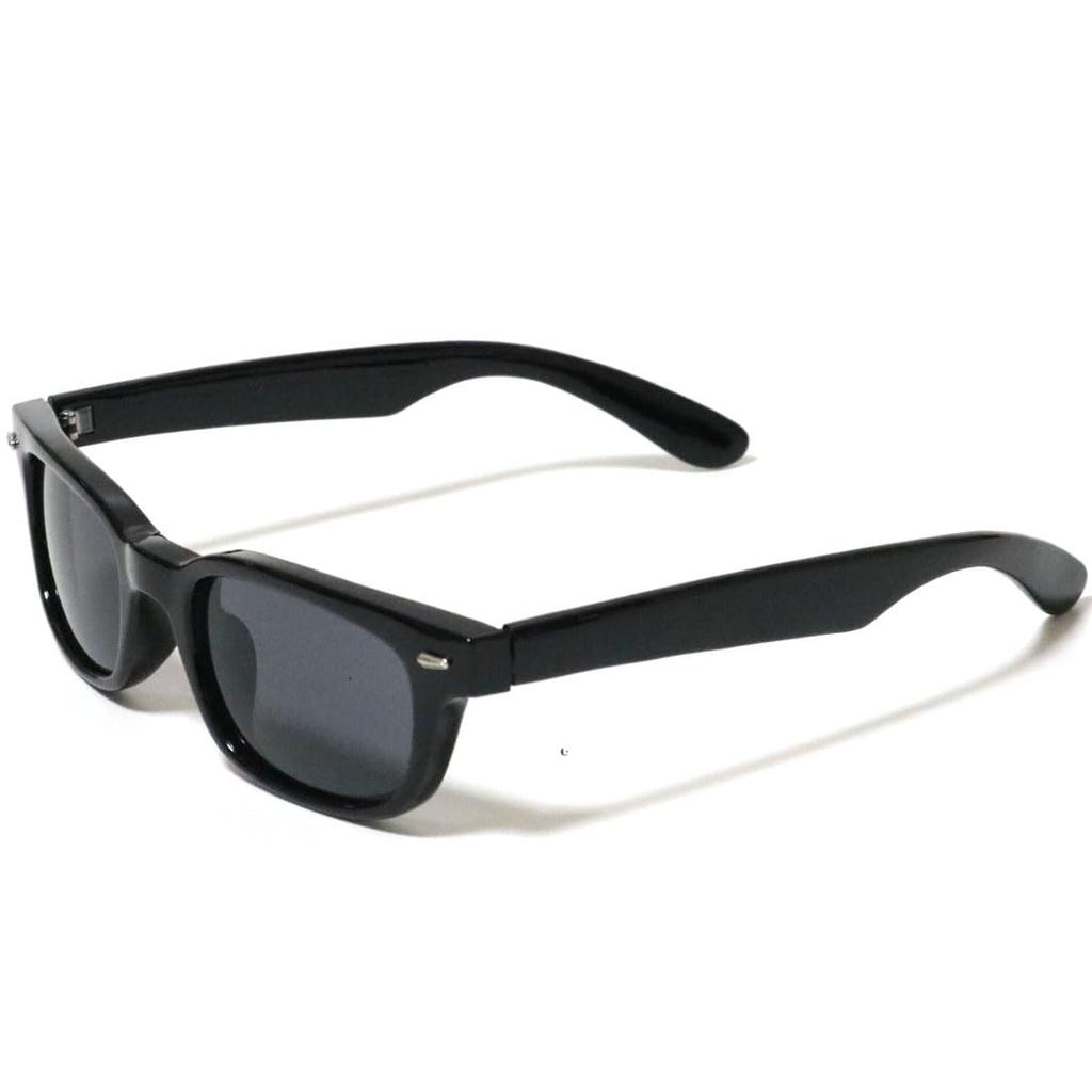 [FashionBerry] Black x Smoke Sunglasses, Fashion Glasses for Men and Women, Wellington Style, 99% UV Protection, Lightweight, Clear Lenses, Colored