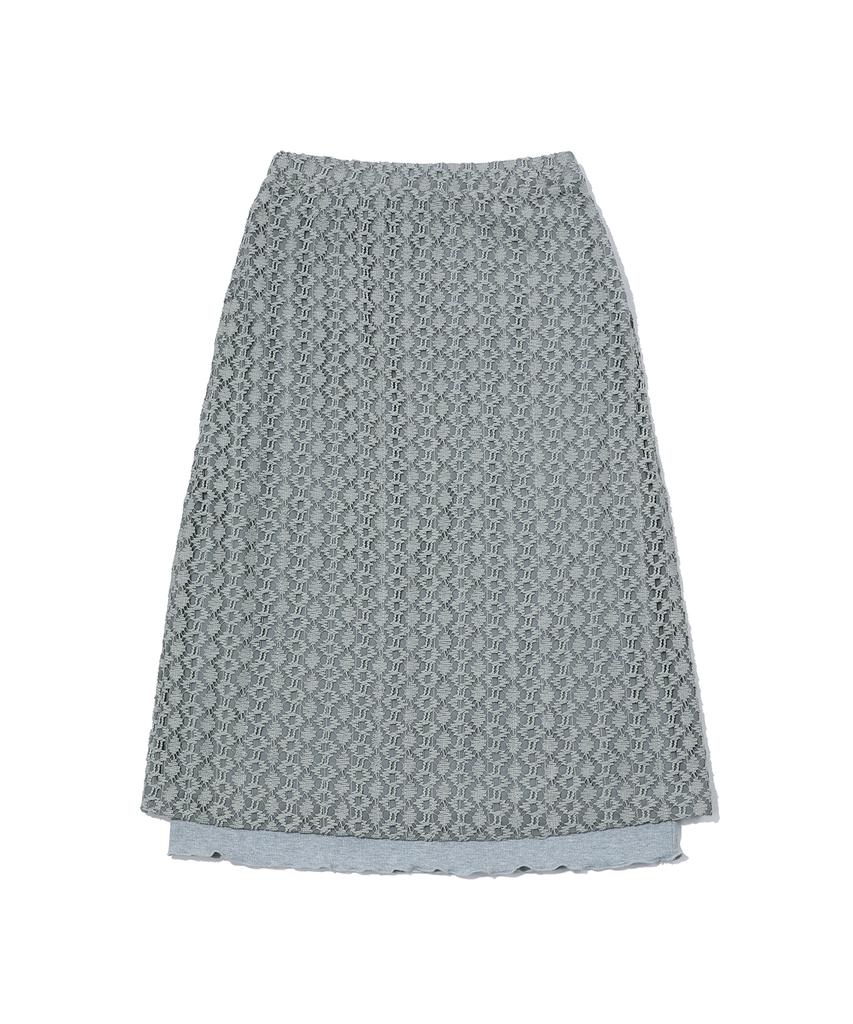 Wondeobijiteo Race Long Skirt [Grey]