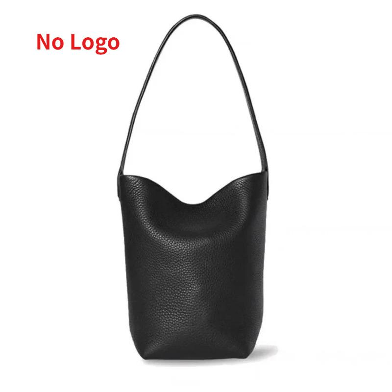 Soft Leather Bucket Bag Large Capacity Commuter Shoulder Handbag Lychee Pattern Women s Underarm Female Ladies Versatile Handbag 40cm 38cm 21cm