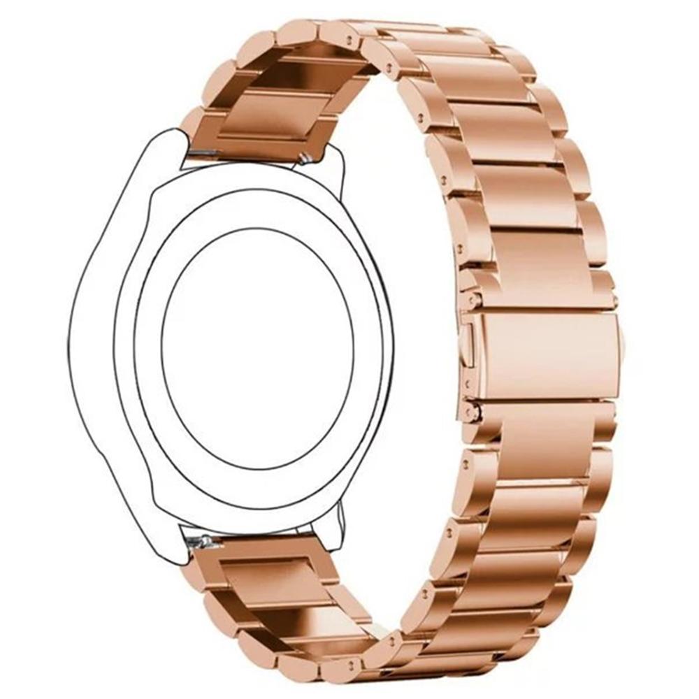 16mm Watch Band for Huawei Talkband B7/B6/B3/Fit mini Metal Wrist Strap 3-Bead Design