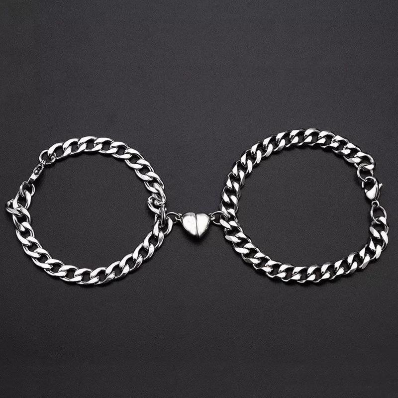 European and American Style Couple's Magnetic Attraction Bracelets