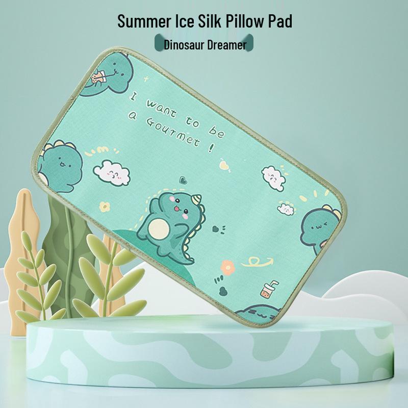 

Ice Silk Baby Pillowcase: Breathable, Sweat-Absorbent, Cooling Pillow Cover for Children s Nap