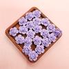 Home Party Supplies DIY Beads Jewelry Accessories Multicolor 20Pcs Rose Flower Beads Handmade Material Beads for Crafted Candy Color Fashion