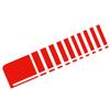 Universal 1 Pair Car Truck Body Hood Stripe Decal Decoration Graphic Sticker Red Vinyl
