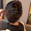 Diamond-encrusted Straight Clip High-end Scratch-off Clip Back of The Head Lazy Person's ClipHair Clip Duckbill Clip Hair Accessory