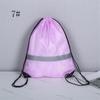 Pack Drawstring Backpack Bag with Reflective Strip String Backpack Cinch Sacks Bag Bulk for School Yoga Sport Gym Traveling