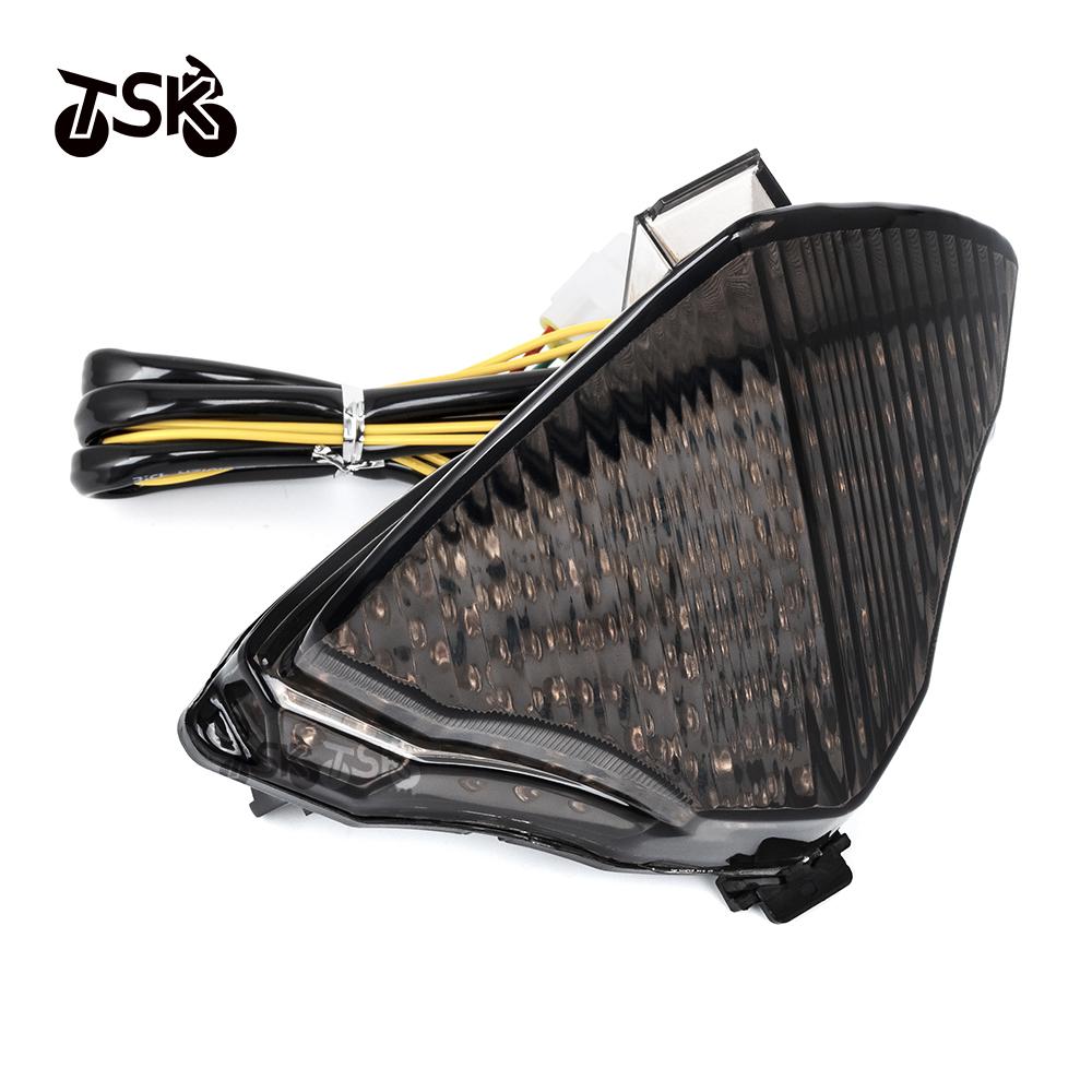 Motorcycle LED Brake Taillight Turn Signals Rear Lamp Stop Tail Light For YAMAHA YZF R1 2004 2005 2006 Motorcycle Accessories
