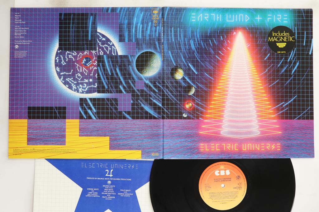 LP Record EARTH, WIND & FIRE - Electric Universe CBS25775 CBS 1983 UK Soul/Funk Used