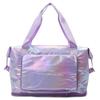 Yoga Fitness Bag Glossy Short-Distance Travel Bag Large Capacity Gradual Change Folding Storage Bag Portable Student Travel Bag