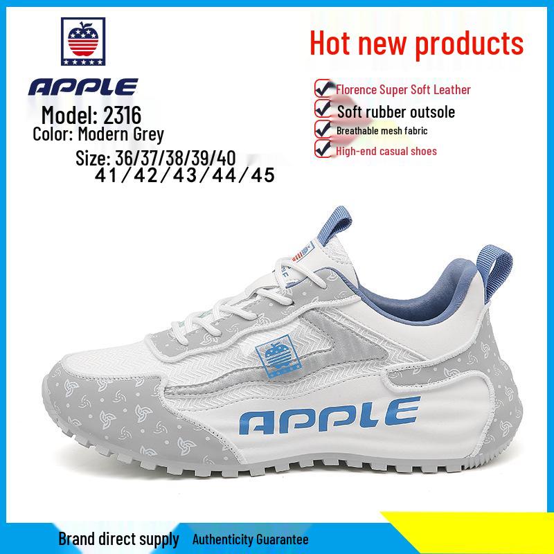 

Оригинальные осенние спортивные кроссовки Apple: Легкие, Роскошные и Удобные Сетчатые Кроссовки для Мужчин и Женщин 43