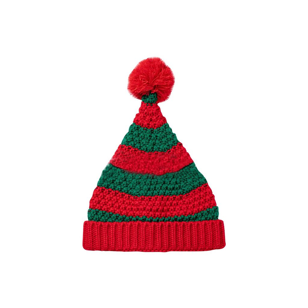 Children's Christmas Decoration Plush Hat Gift Gift Adult Claus Red Knitted Wool Hat