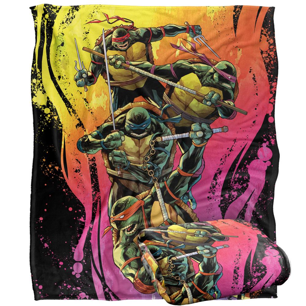 TMNT Silky Splash Supersoft Blanket