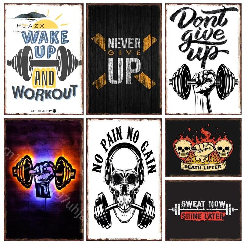 

Тренажерный зал - моя жизнь, металлические жестяные вывески для дома, гостиной, настенный художественный декор, таблички для прихожей, спальни, фитнес-центр, общежитие, офисные плакаты