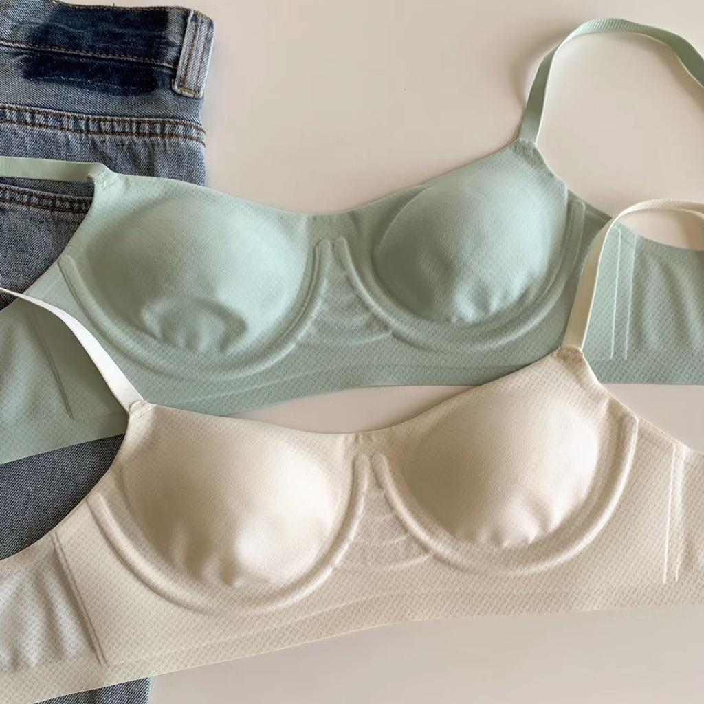 Non-sensing Comfortable Push-Up Women's Seamless Soft Support Wire-Free Lifting Thin Bra Underwear