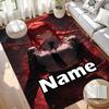 Custom Name Personalized Makima Chainsaw Man Print Carpet, Versatile Home Decor Rug, for Playroom, Apartment, Balcony, Entryway, Hallway Gift