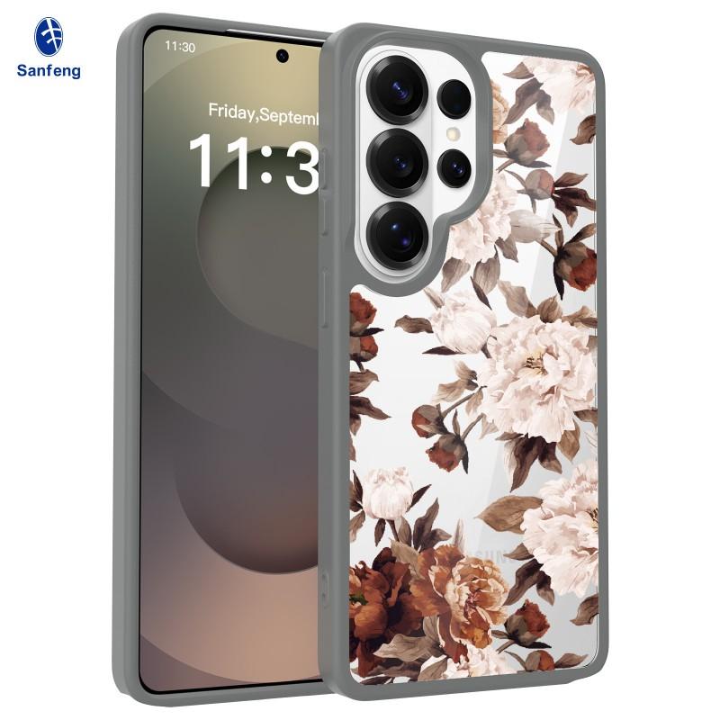 Tailor-made S26ultra Magnetic Phone Case S25 Plus Two-in-one Skin-sensitive Transparent Protective Cover