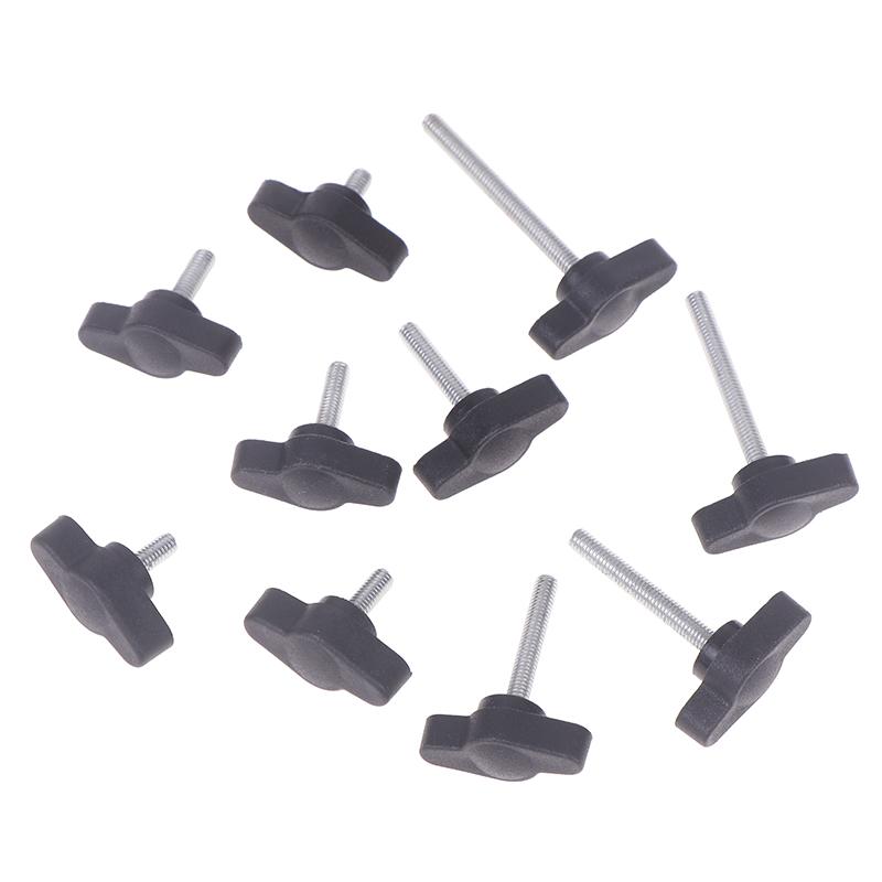 4Pcs 304 Stainless Steel Thumb Screws M4 Z-Shaped Handle Bolt Hand Knob Mechanically Adjustable Thumb Butterfly Wing Screws