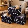 Ghost Halloween Storage Basket Pumpkin Sundries Organizer Clothes Storage Box  Book Storage