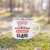 Spanische Print Tasse Kaffee Tee Tassen Getränke Wasserbecher Lehrerleben Emaille Tassen Schule Zuhause Griff Trinkgeschirr Beste Geschenke für Lehrer