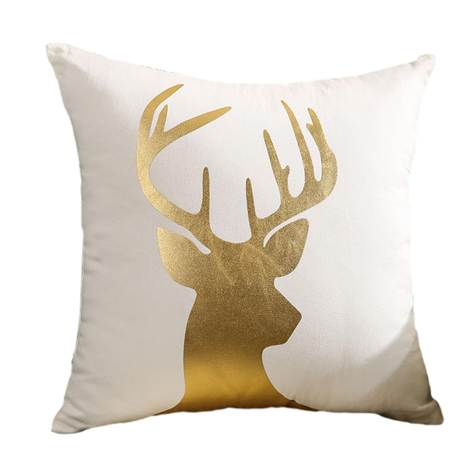 

2024 Christmas Cushion Cover Embroidery Snowflake Pillowcase Merry Christmas Decoration for Home Winter Sofa Couch Offie C