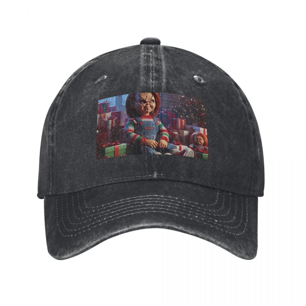Chucky at Christmas Baseball Cap Golf Hat Beach Outing fishing hat Sunhat Caps Unisex Womens