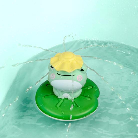 Frog Water Spray Toy for Kids Outdoor Water Play Pump with 4