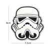 Star Wars Pvc Soft Rubber Badge, Interstellar Guard, Imperial Soldier, Adhesive Nylon Fastener Patch, Anime Decoration
