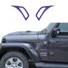 Side Leaf Plate Air Vent Inlet Decor Cover Trim For Jeep Wrangler JL 18+ Purple