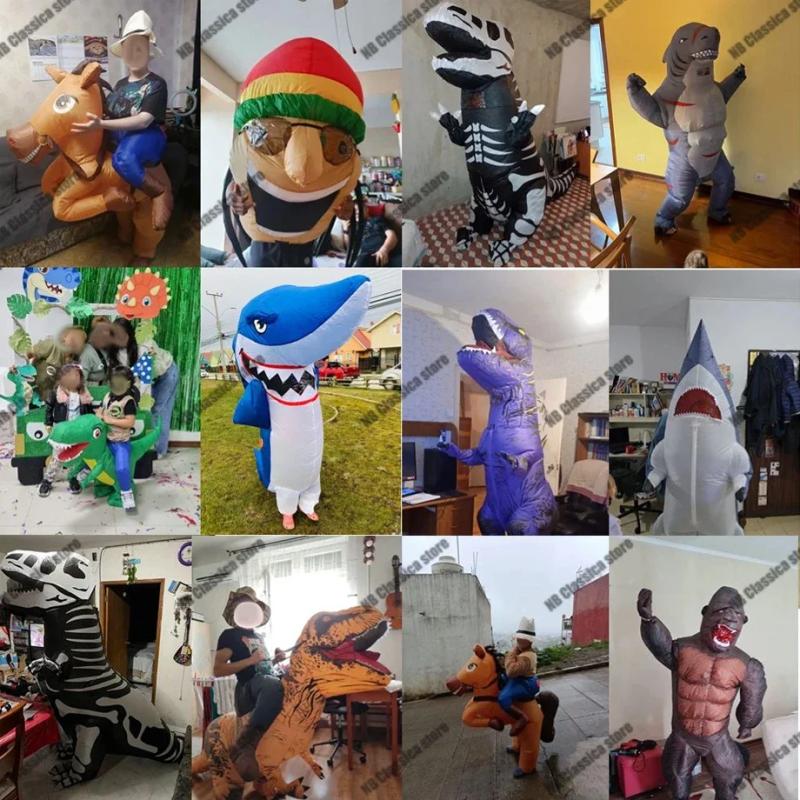 Carnival Costumes,Inflatable horse,Inflatable Costume Bull Riding Horse for Halloween Party and Cosplay