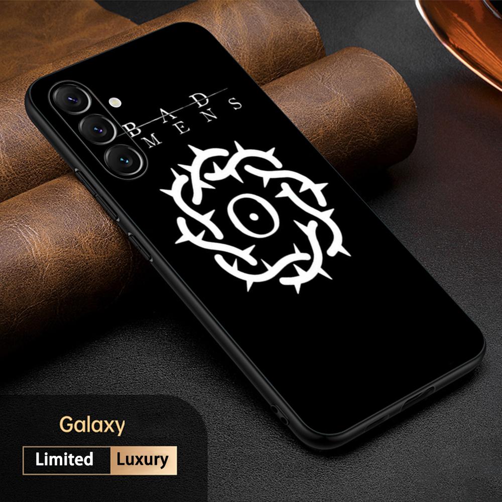 Cool Fashion Badd Omens Band Poster Phone Case For Samsung Galaxy S26 S25 S24 S23 S22 S21 Plus Ultra Note20 Soft Black
