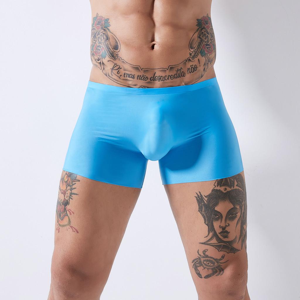 Menn Sexy Undertøy Shorts Underbukser Pose Myk Pustende Truser Truser