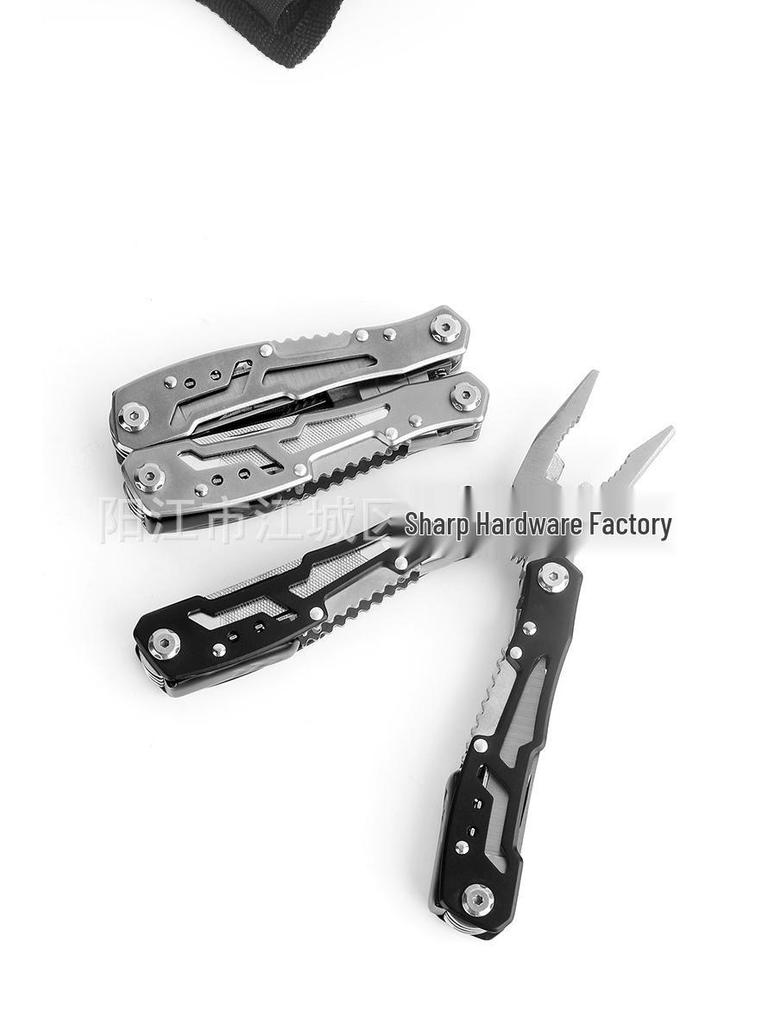 New Multi-Functional Outdoor Tool: Portable Folding Knife with Lock and Pliers, Ideal Gift for Outdoor Enthusiasts