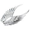 1Pair Car Auto Motorcycle Body Sticker 3D Eagle Angel Wings Badge Style Abs Decals Silver/Gold Exterior Accessories