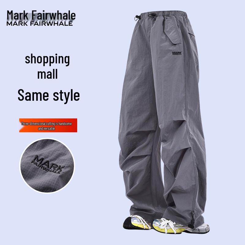 MARK FAIRWHALE Unisex Casual Straight-Leg Pants