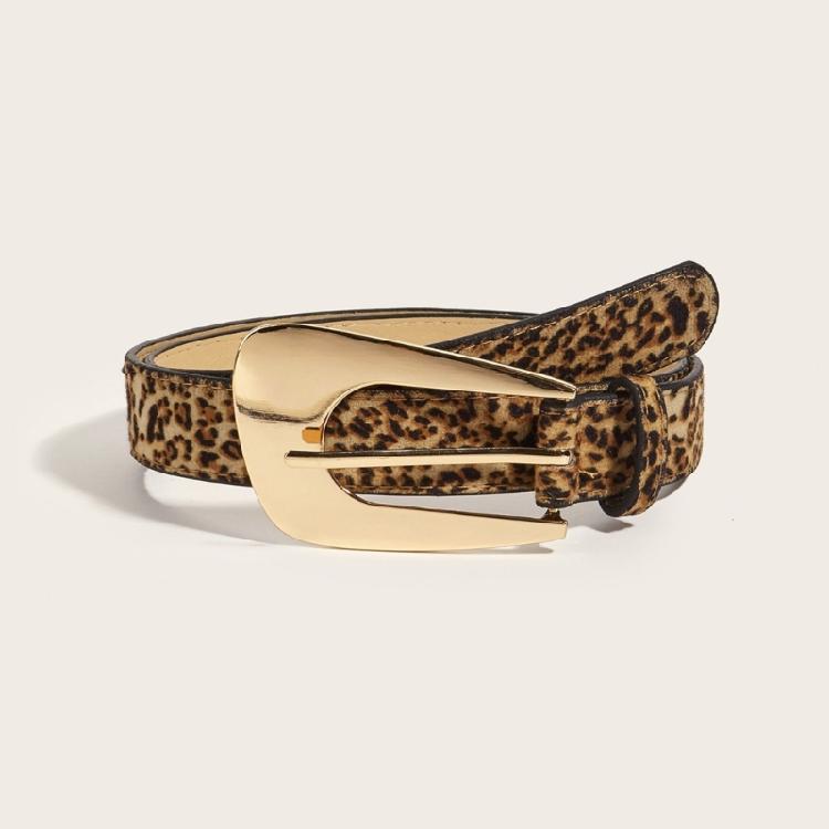 Waist Belt Cowgirl Leopard Print Waist Belt Stylish Retro Waistband for Dress