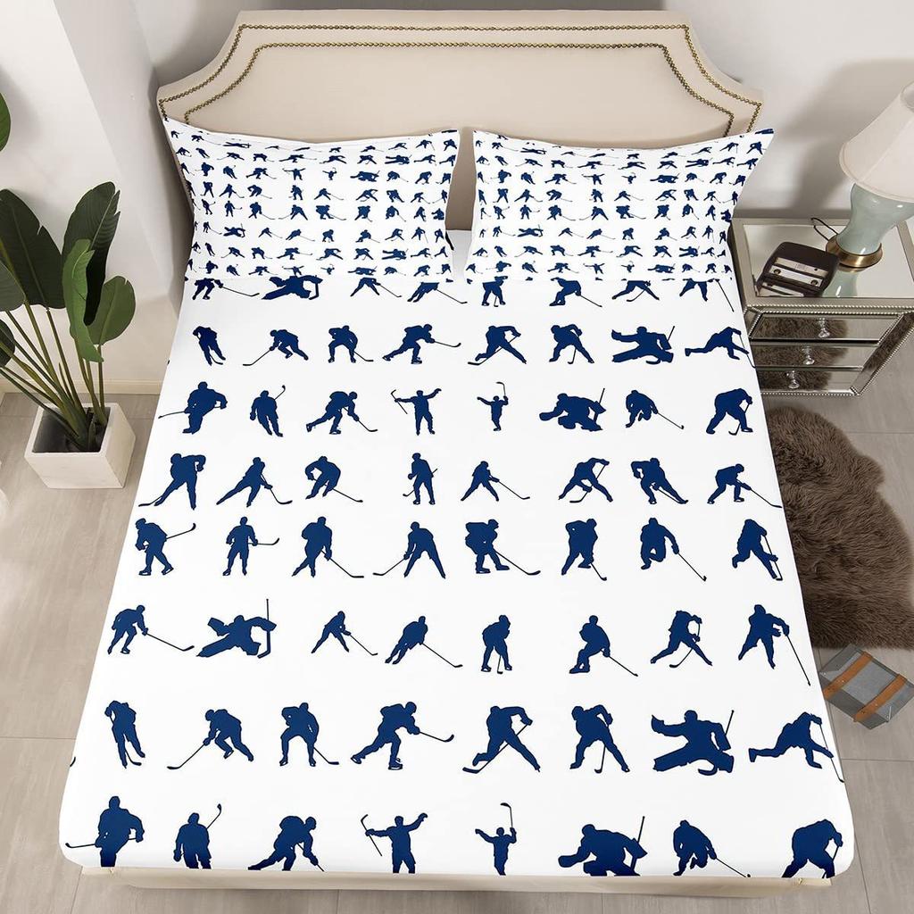 Color Mattress Three-Piece Digital Printing Couple Rainbow Bedspread Modern Cute Bedding Set