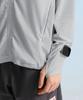 Leijibi [Set] Techflow Performance Hooded Zip-Up Rash Guard + Swim Shorts Set W Grey