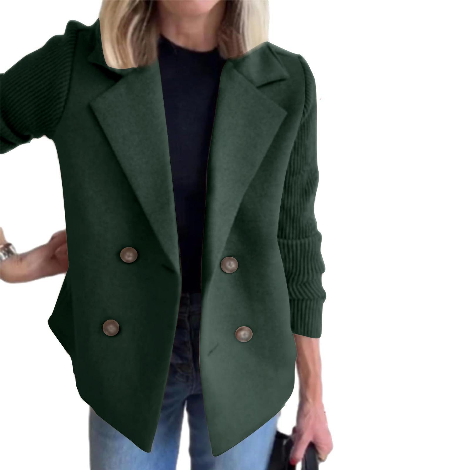 Spring and Autumn Women s Fashion Elegant Jackets Solid Color Casual Loose Jackets Winter Retro Jackets Autumn Tops XXXXXL