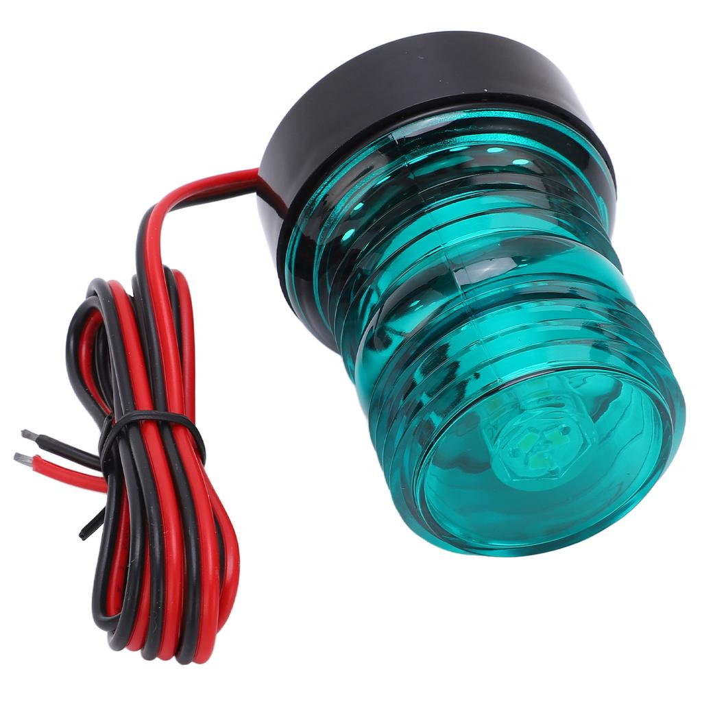 LED Bootsnavigationslicht IP66 Wasserdicht Omnidirektional 360 Grad Ankernavigationslampe Grünes Licht