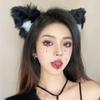 Face Plush Girl Female Cat Ear Headband Korean Style Head Hoop Women Hair Band Hair Accessories