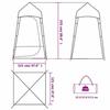 VidaXL Privacy Tent, Beach Shelter with Zipper, Shower Tent with Bag, Camping Tent Garden Terrace, 94424